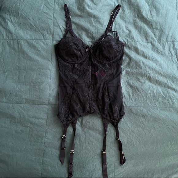 Agent Provocateur Black Lace Corset - Picture 6 of 14